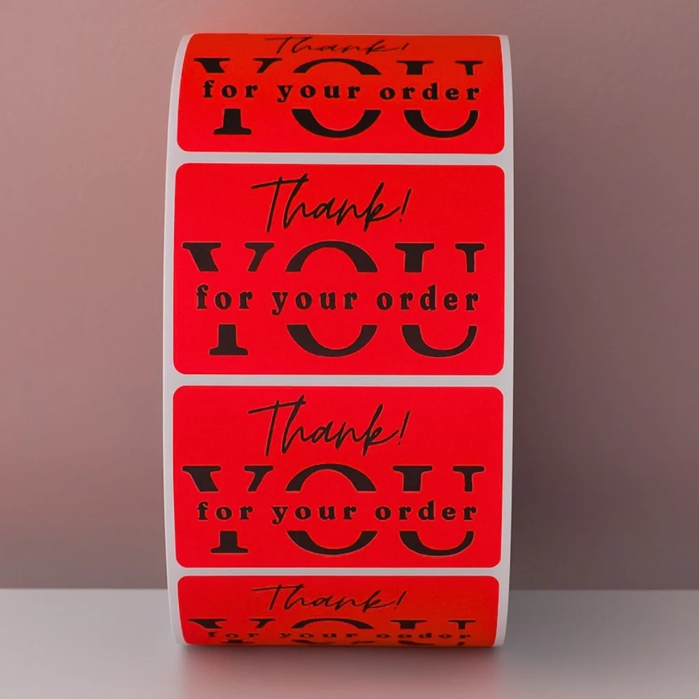 Thank You Order Stickers - Packaging Labels sticker - Small Business Supplies